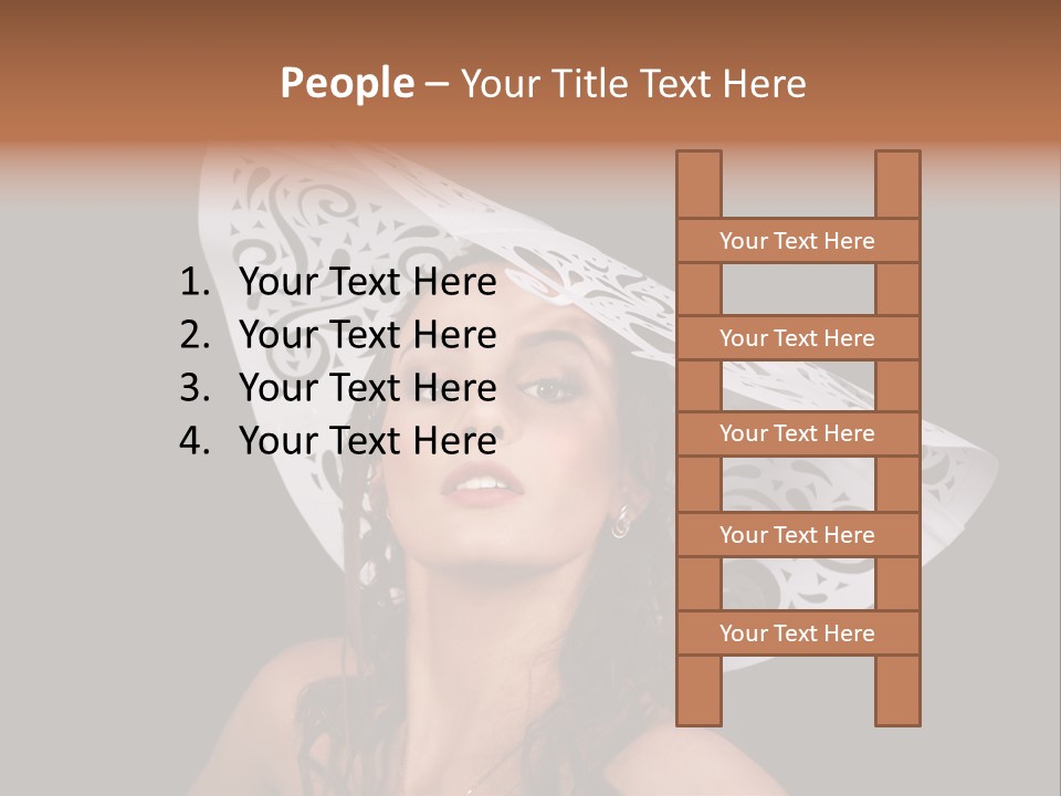 Sexy Girl Vintage PowerPoint Template