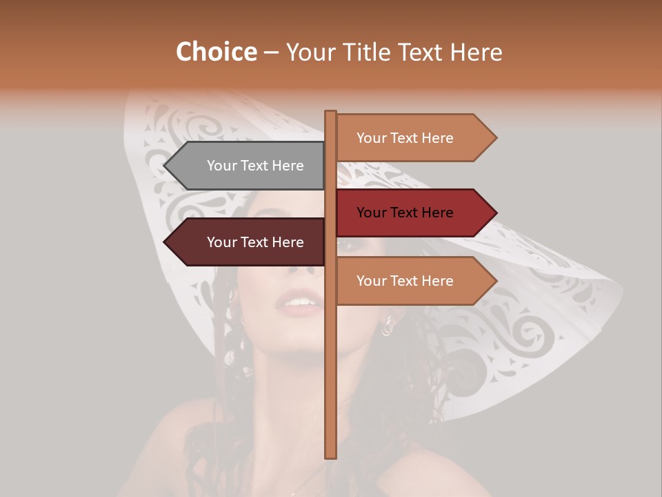 Sexy Girl Vintage PowerPoint Template