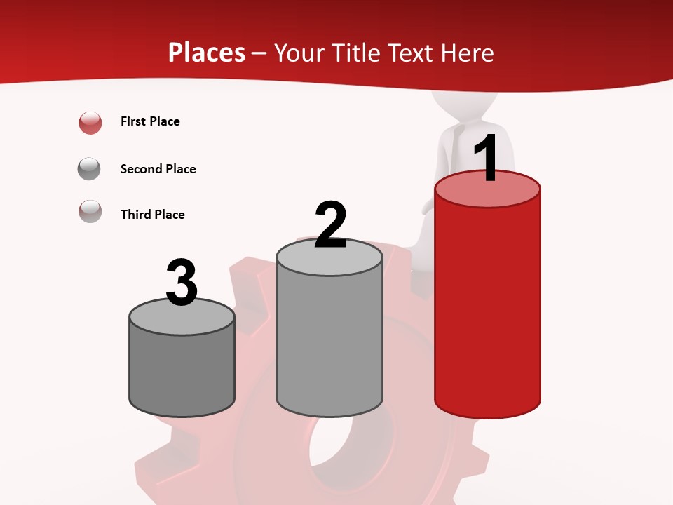Spin Red Work PowerPoint Template