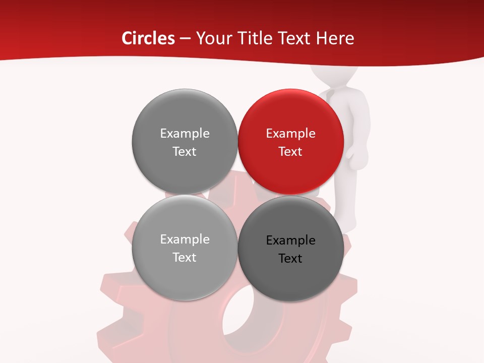 Spin Red Work PowerPoint Template