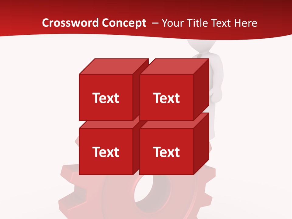 Spin Red Work PowerPoint Template