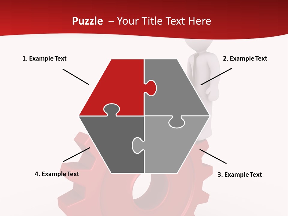 Spin Red Work PowerPoint Template