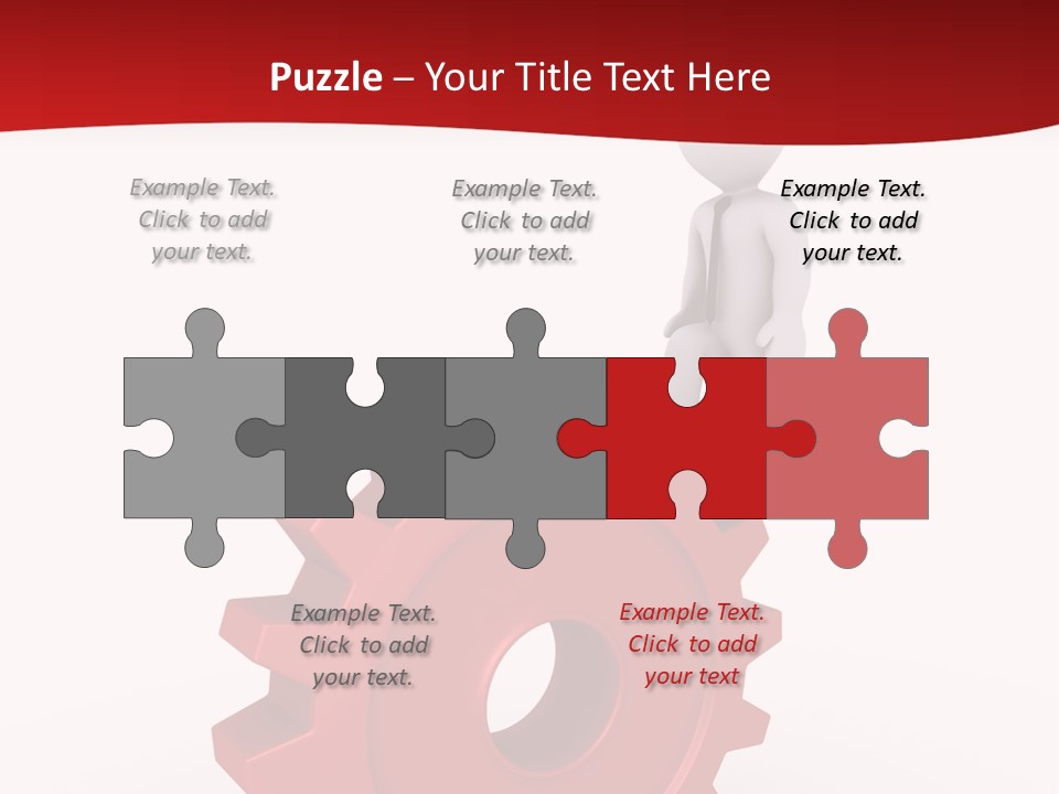 Spin Red Work PowerPoint Template