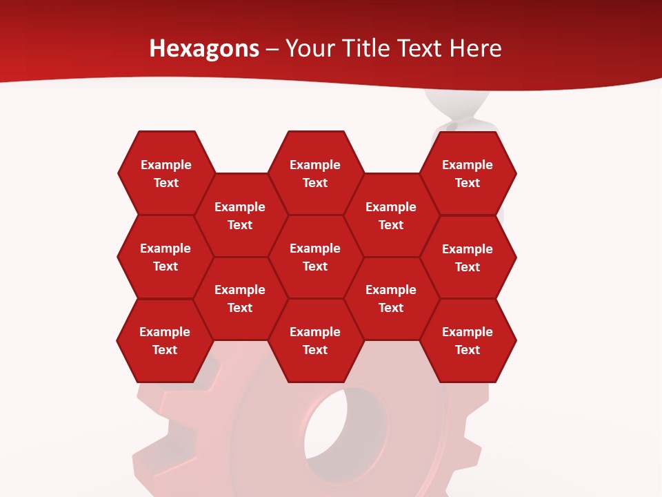 Spin Red Work PowerPoint Template