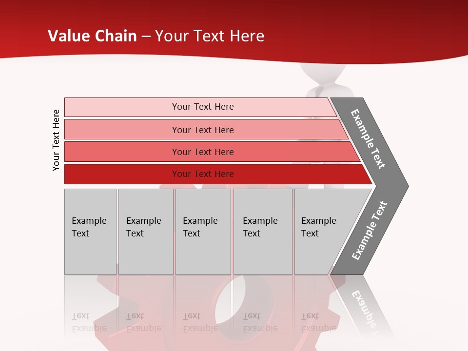 Spin Red Work PowerPoint Template
