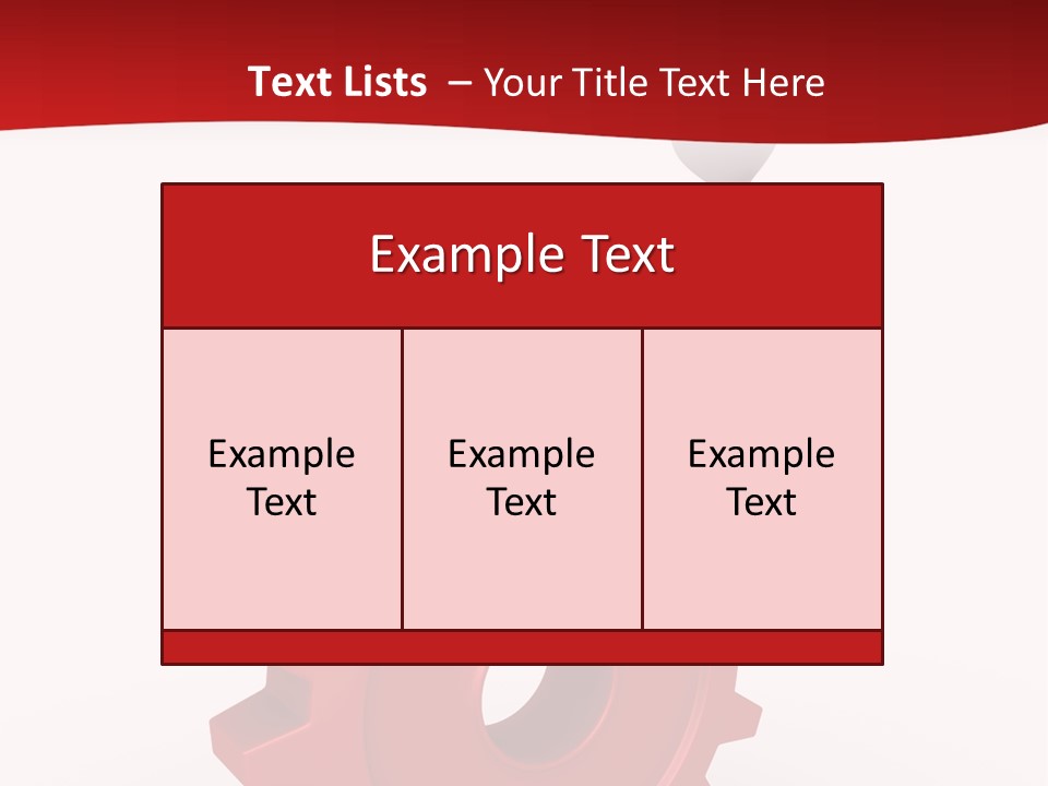 Spin Red Work PowerPoint Template