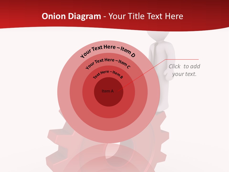 Spin Red Work PowerPoint Template