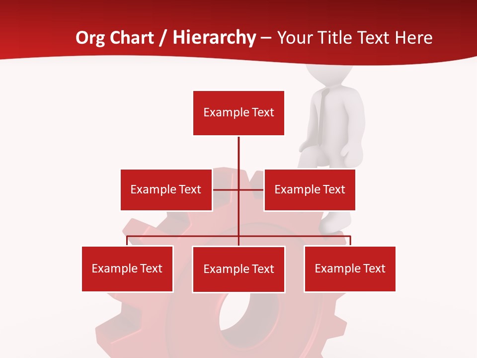 Spin Red Work PowerPoint Template