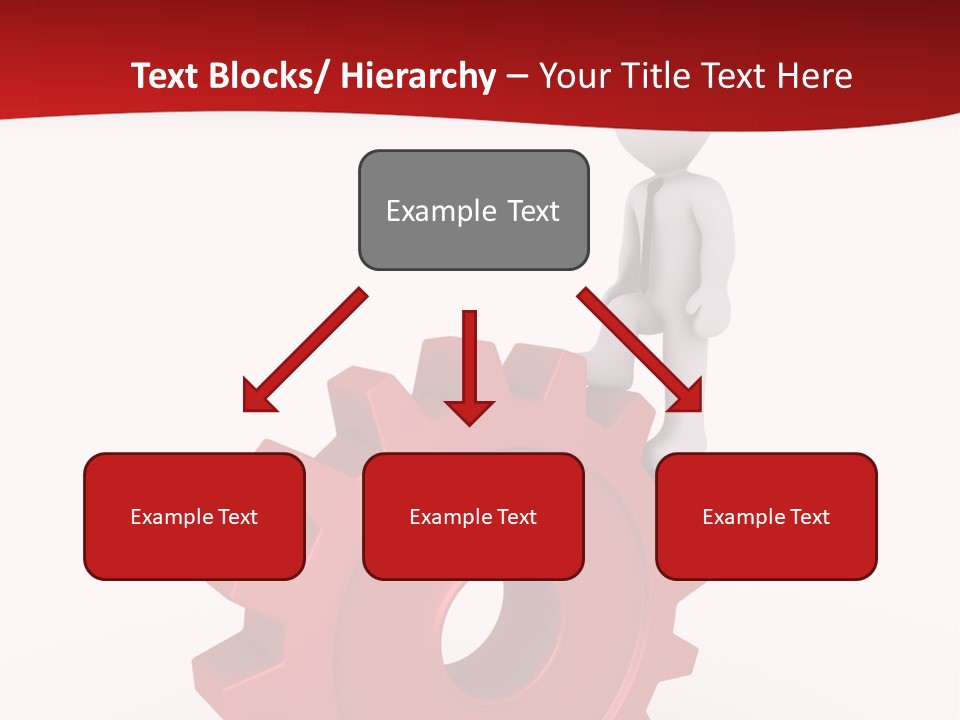 Spin Red Work PowerPoint Template