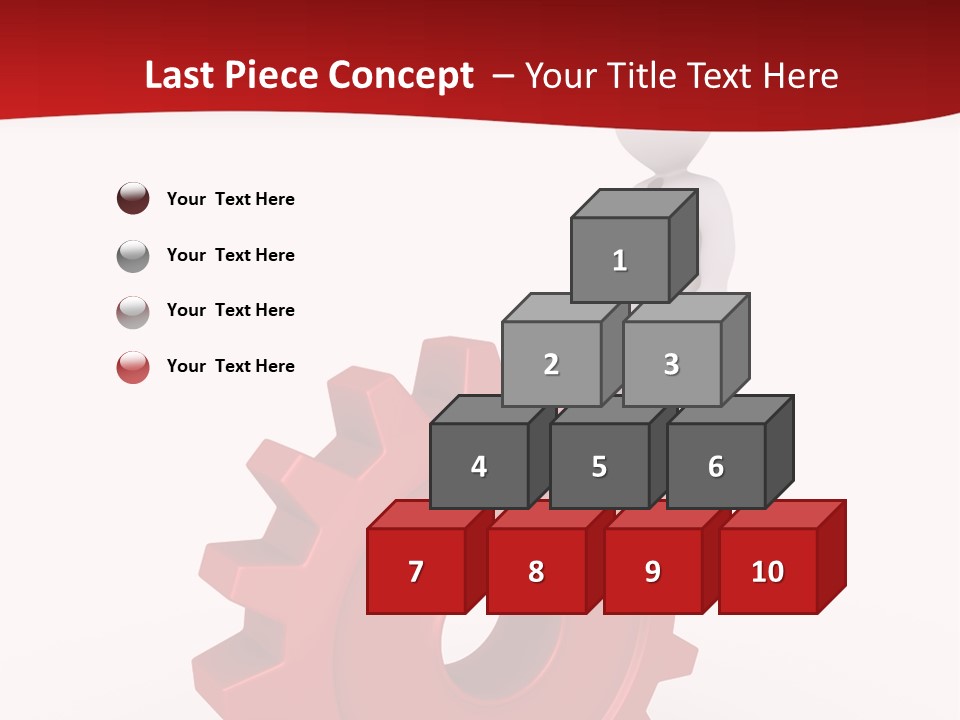 Spin Red Work PowerPoint Template