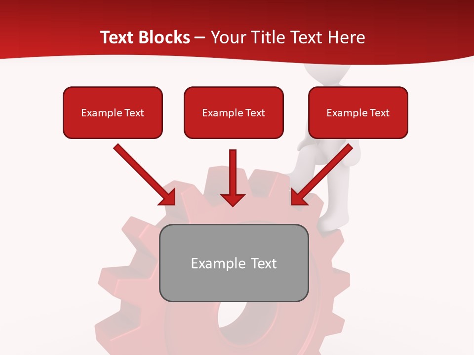 Spin Red Work PowerPoint Template