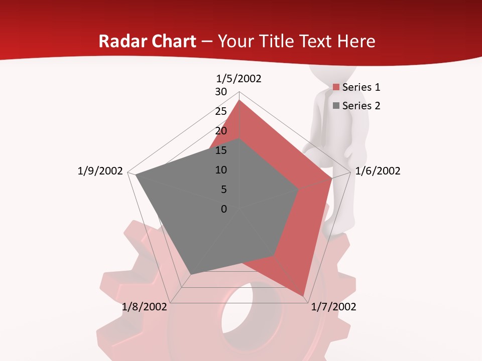 Spin Red Work PowerPoint Template