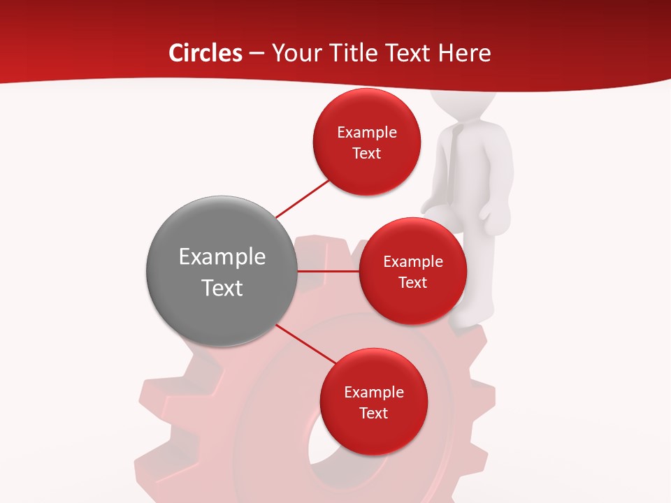 Spin Red Work PowerPoint Template