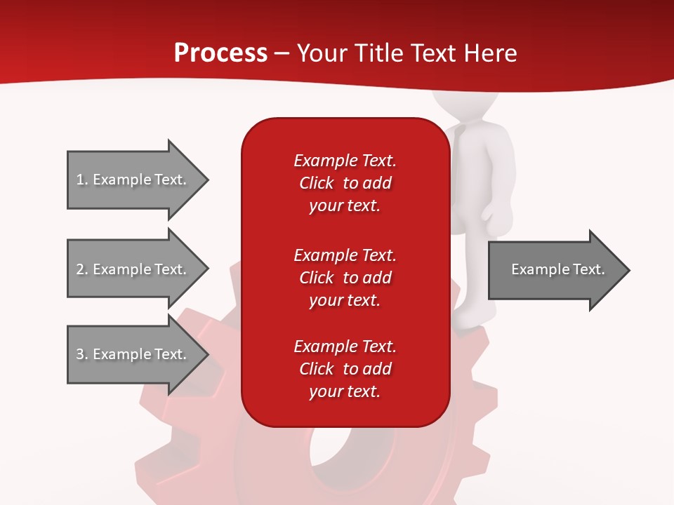 Spin Red Work PowerPoint Template