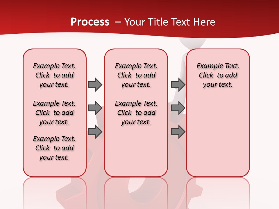 Spin Red Work PowerPoint Template