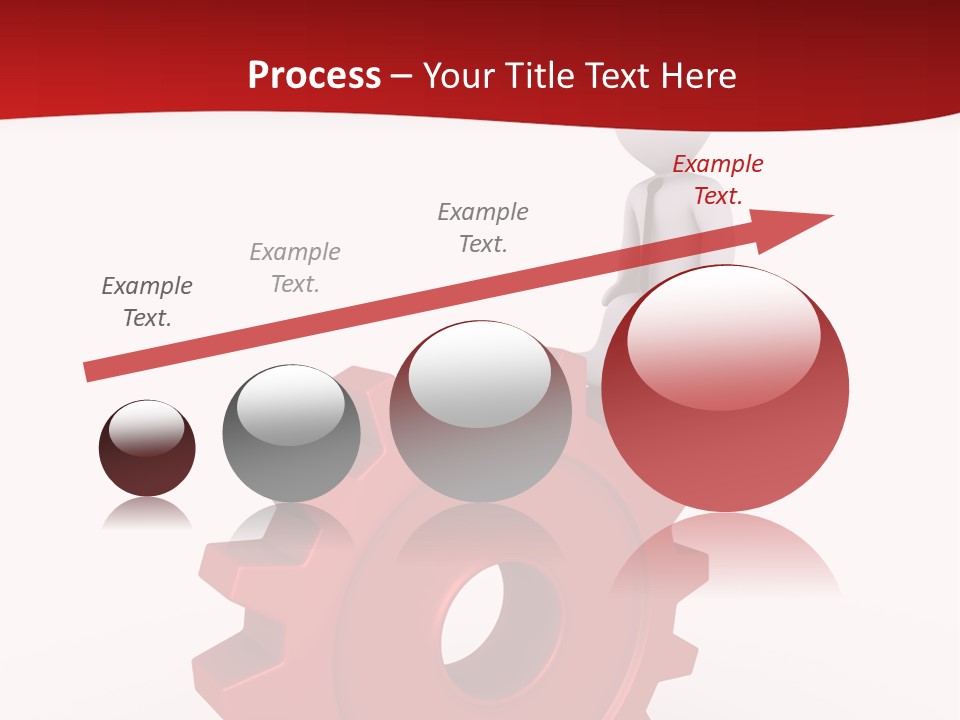 Spin Red Work PowerPoint Template