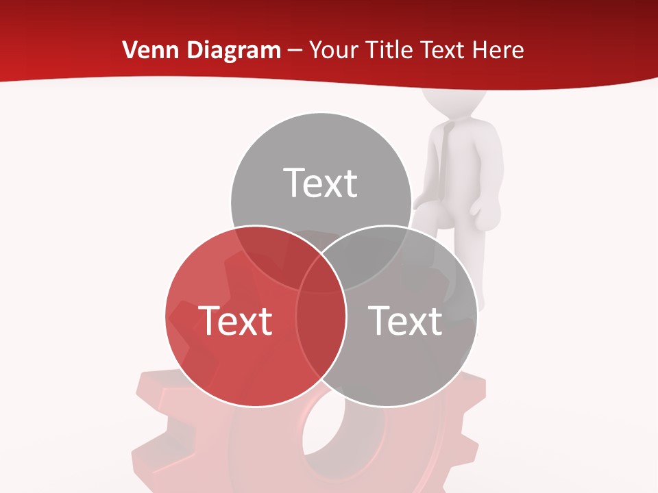 Spin Red Work PowerPoint Template