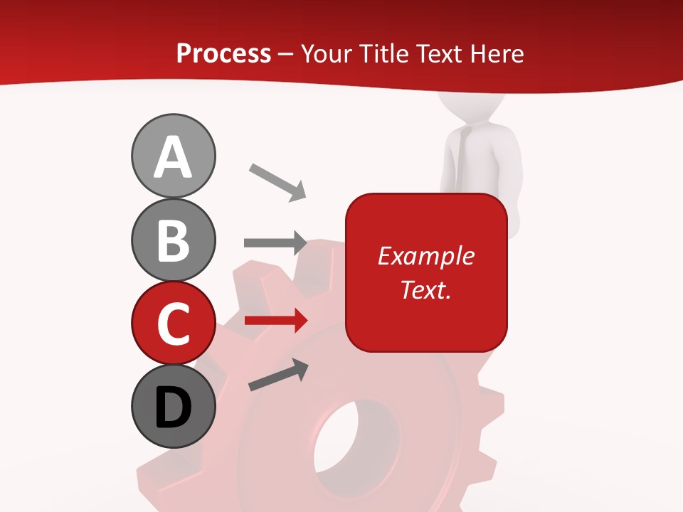 Spin Red Work PowerPoint Template