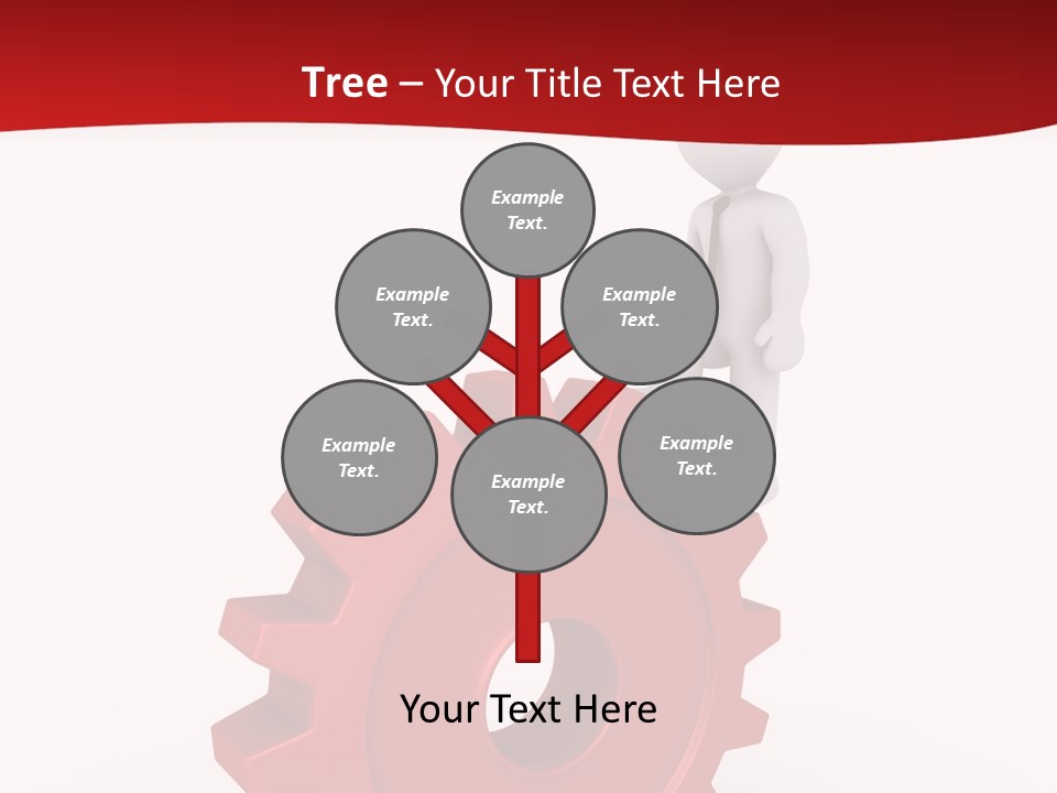 Spin Red Work PowerPoint Template