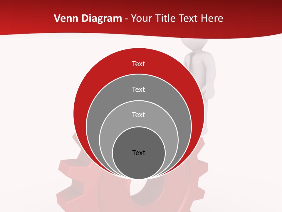 Spin Red Work PowerPoint Template
