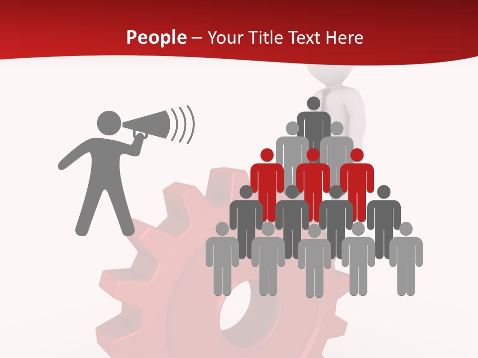 Spin Red Work PowerPoint Template