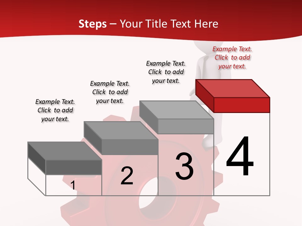 Spin Red Work PowerPoint Template
