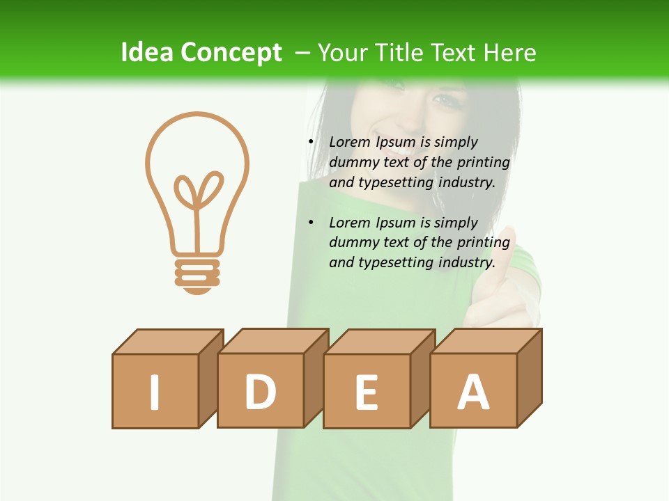 Paper Cardboard Advertising PowerPoint Template