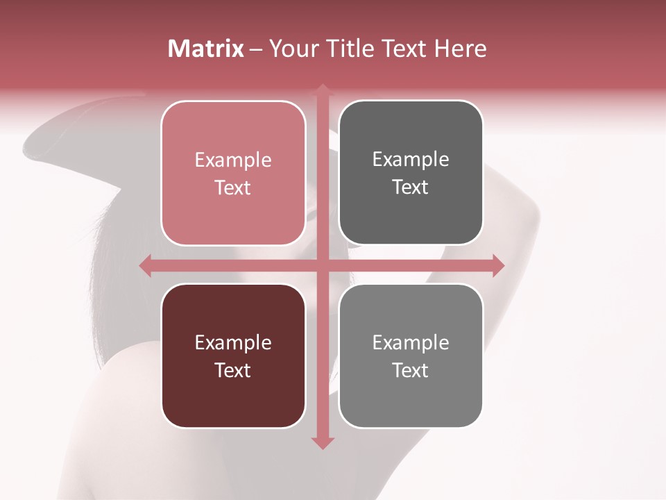 Cheering Isolated Beauty PowerPoint Template