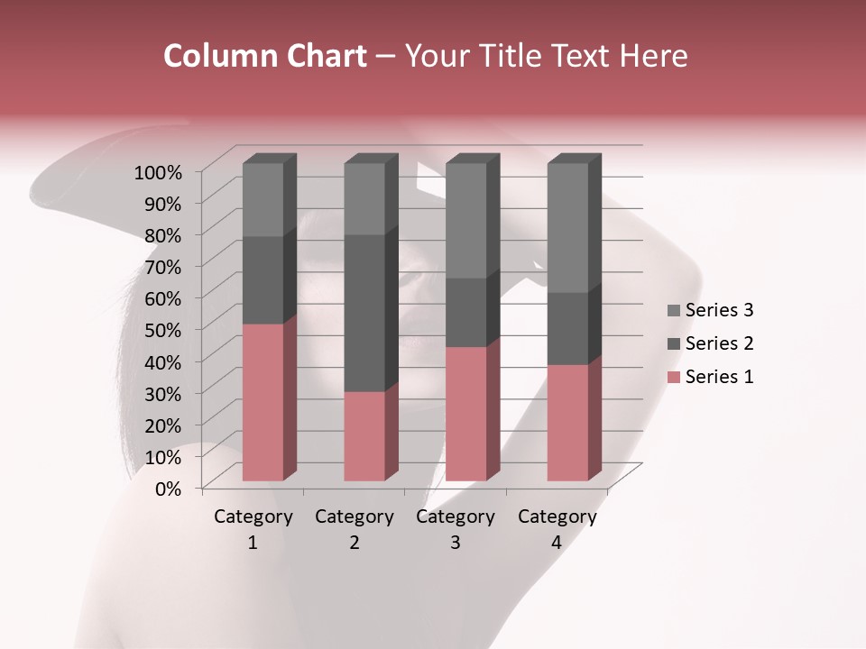 Cheering Isolated Beauty PowerPoint Template
