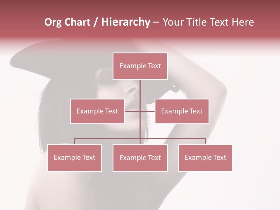 Cheering Isolated Beauty PowerPoint Template