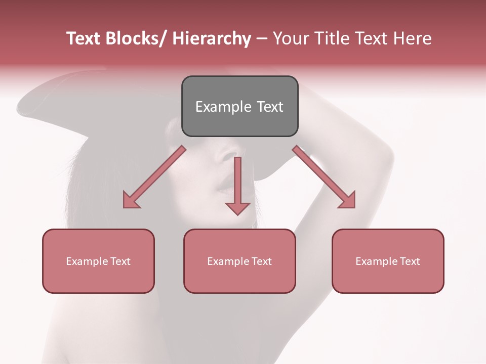 Cheering Isolated Beauty PowerPoint Template