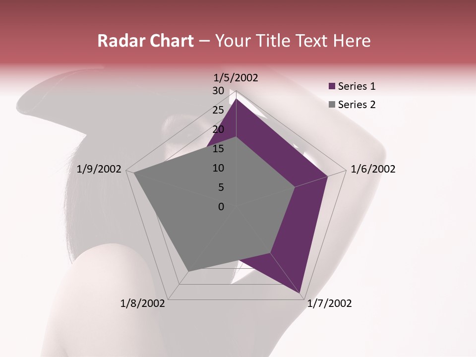 Cheering Isolated Beauty PowerPoint Template