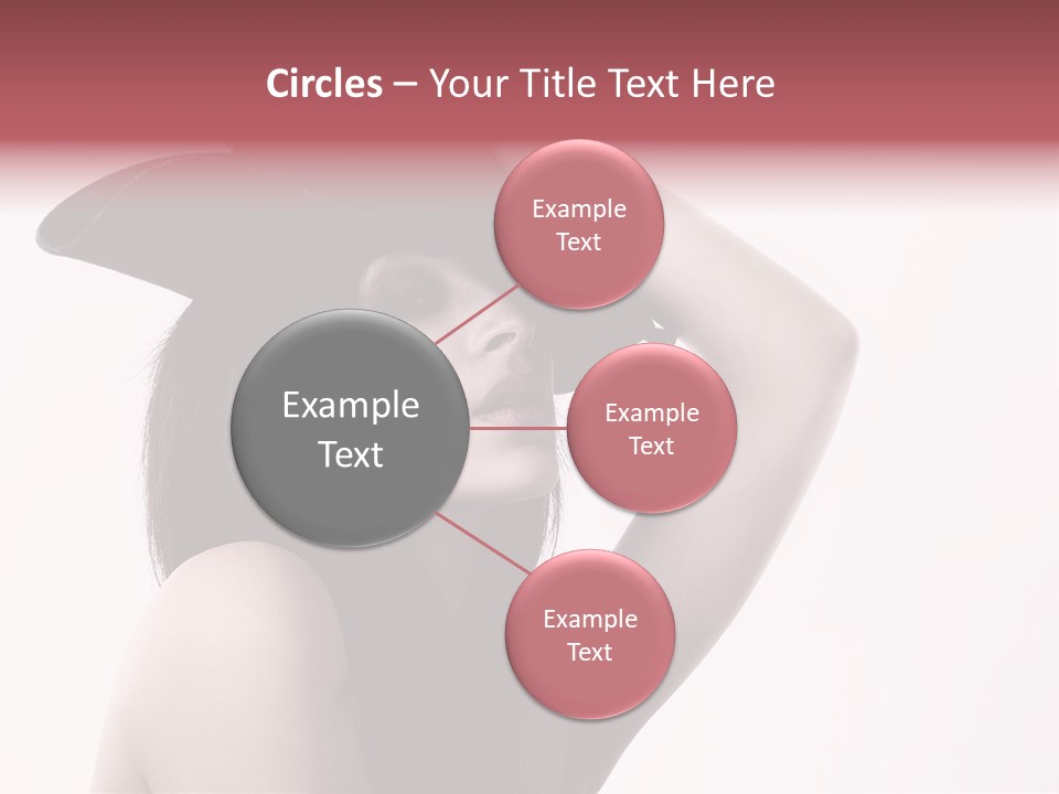 Cheering Isolated Beauty PowerPoint Template