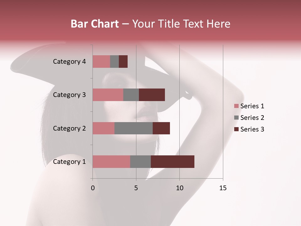 Cheering Isolated Beauty PowerPoint Template