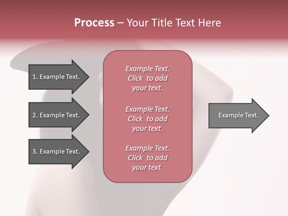 Cheering Isolated Beauty PowerPoint Template