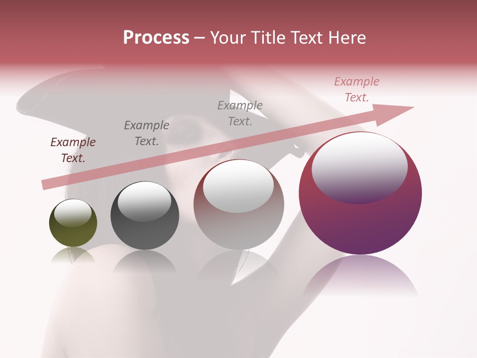 Cheering Isolated Beauty PowerPoint Template