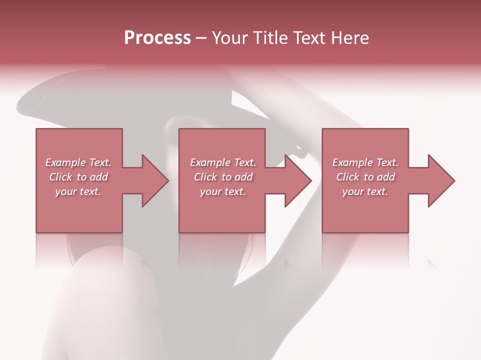 Cheering Isolated Beauty PowerPoint Template