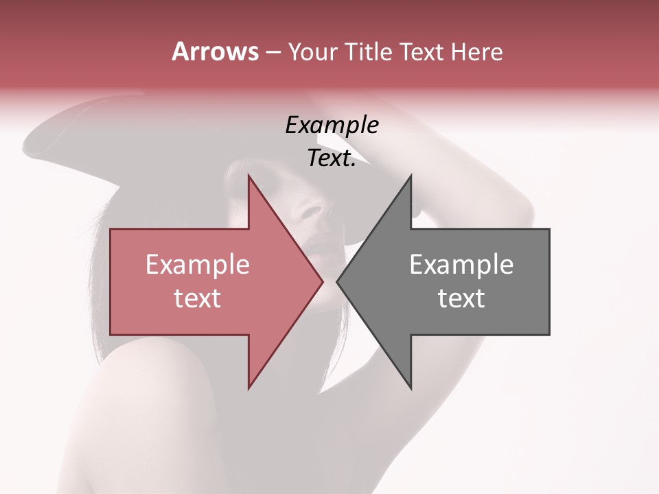 Cheering Isolated Beauty PowerPoint Template