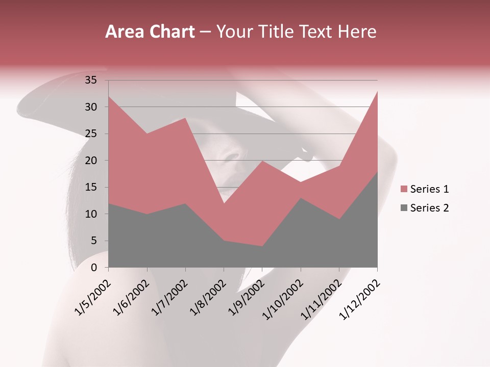 Cheering Isolated Beauty PowerPoint Template