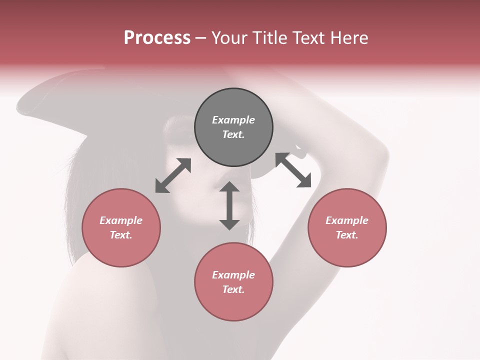 Cheering Isolated Beauty PowerPoint Template