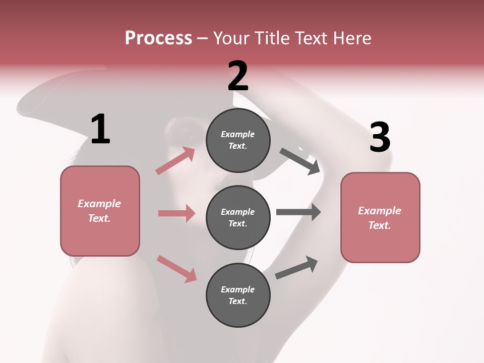 Cheering Isolated Beauty PowerPoint Template