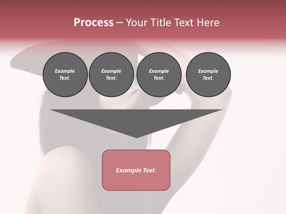 Cheering Isolated Beauty PowerPoint Template