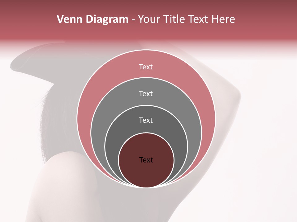 Cheering Isolated Beauty PowerPoint Template