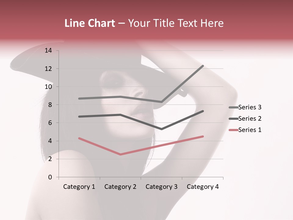 Cheering Isolated Beauty PowerPoint Template