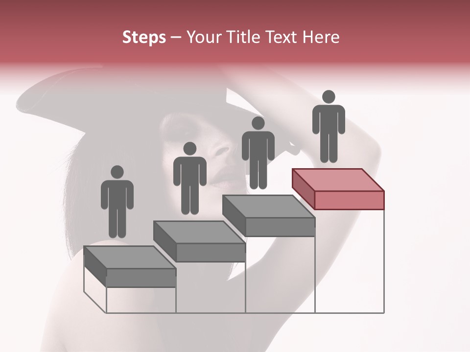 Cheering Isolated Beauty PowerPoint Template