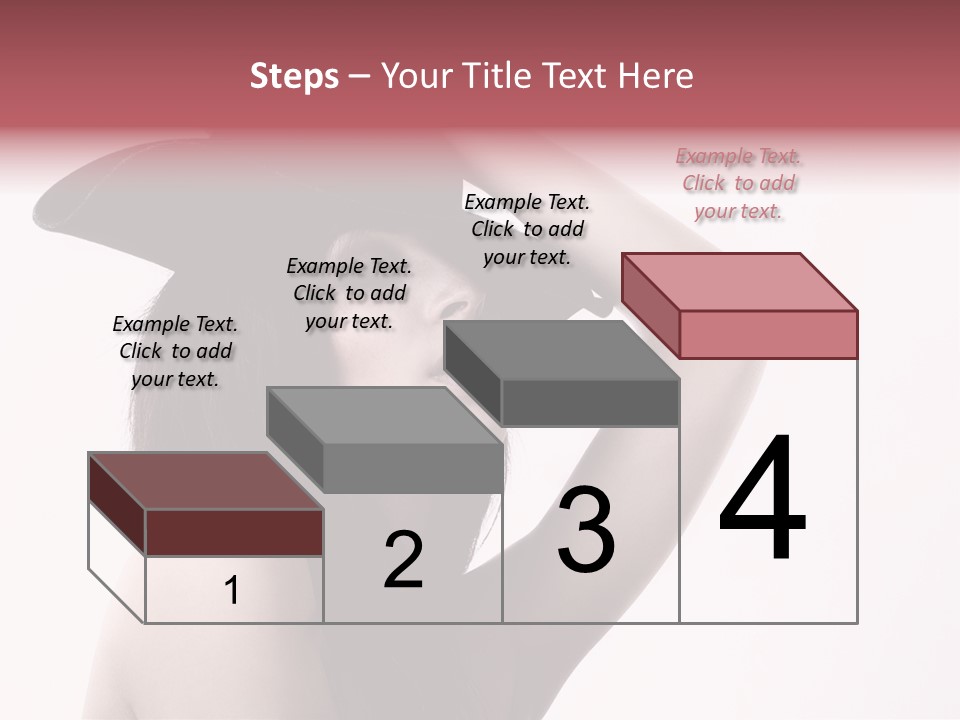 Cheering Isolated Beauty PowerPoint Template