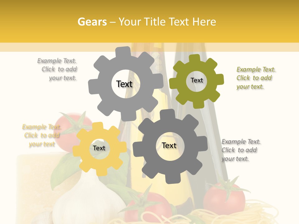 Spice Raw Macaroni PowerPoint Template