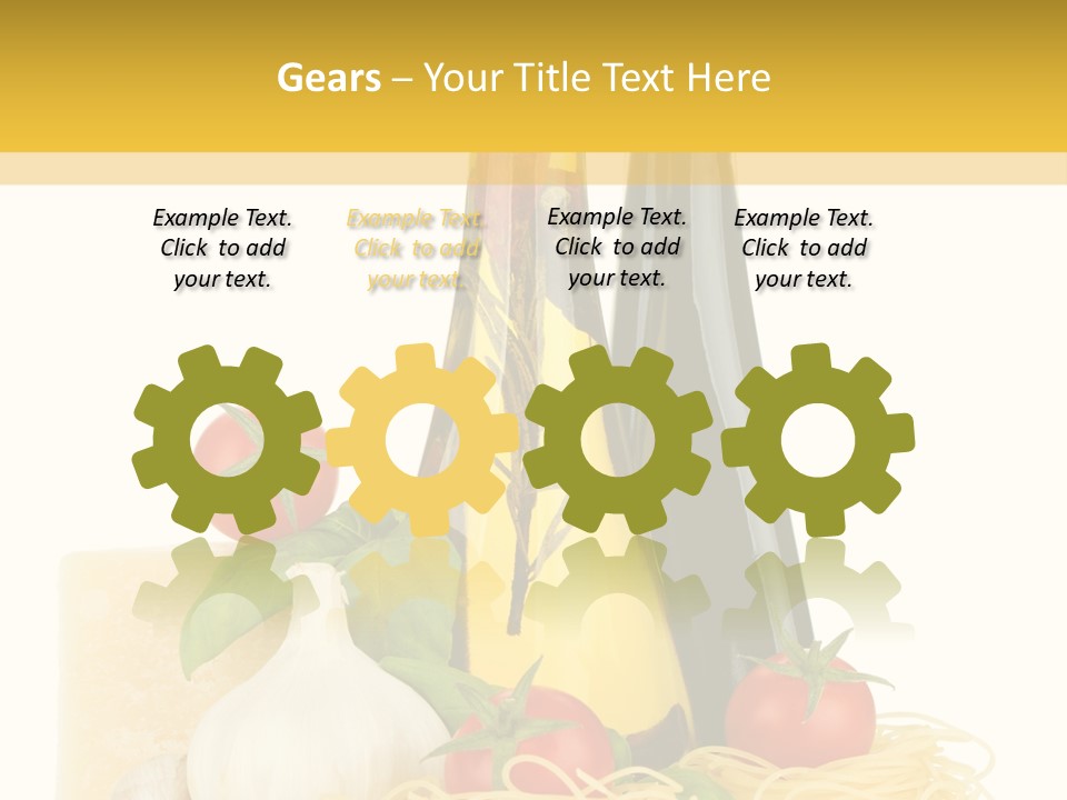 Spice Raw Macaroni PowerPoint Template