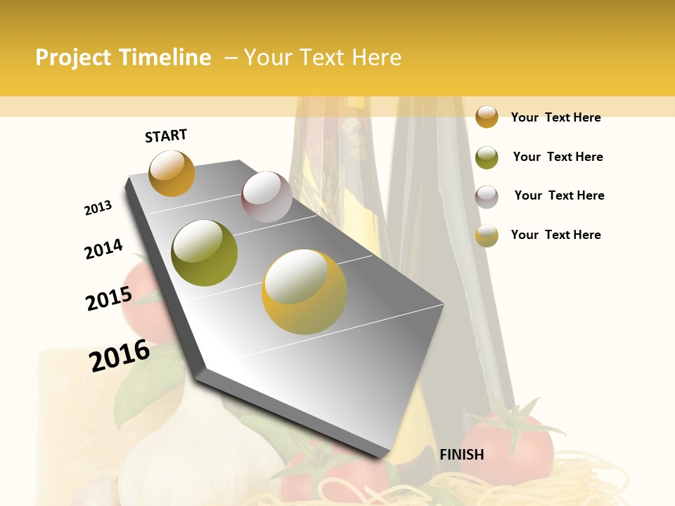 Spice Raw Macaroni PowerPoint Template