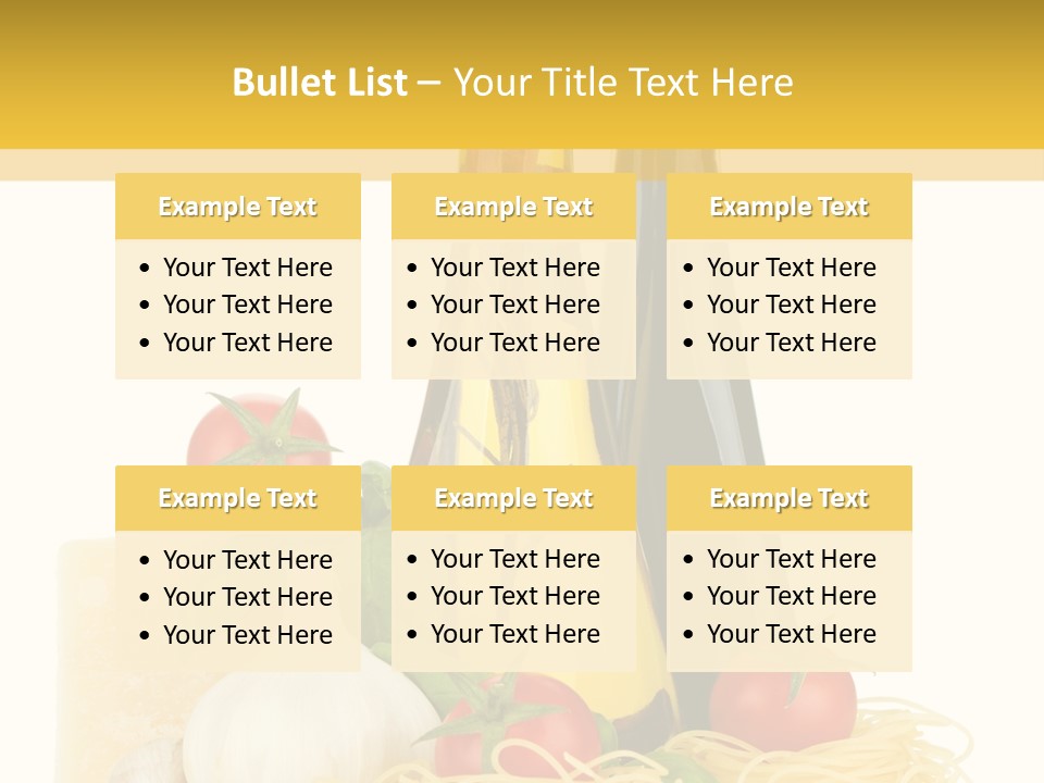 Spice Raw Macaroni PowerPoint Template